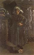 Vincent Van Gogh Peasant Woman Standing Indoors (nn04) oil painting